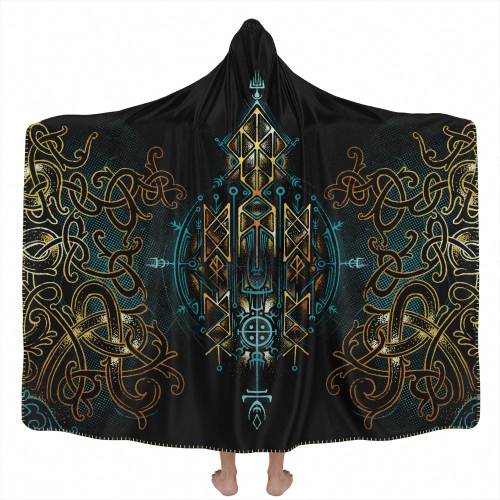 Mead of Poetry Hooded Blanket