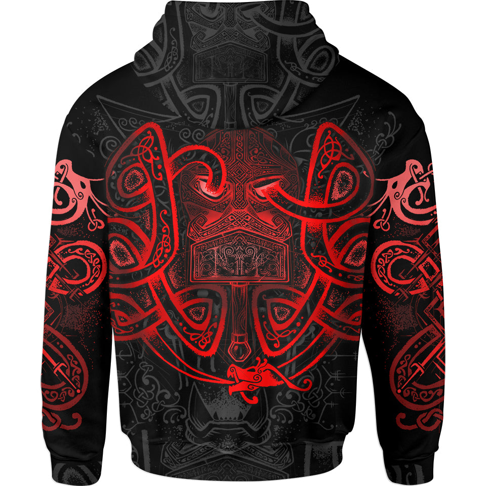 Wolf of Ragnarök Zip Hoodie