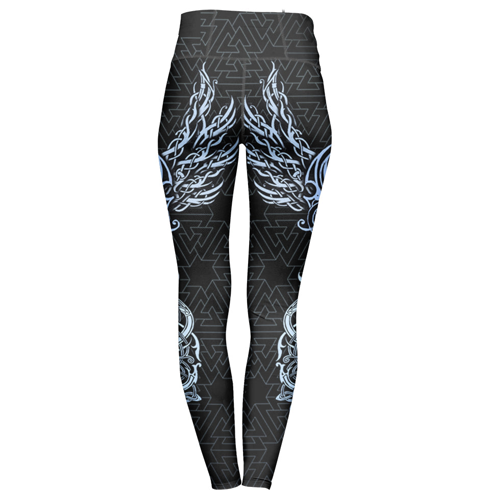 Valkyries of Valhalla High Waisted Leggings