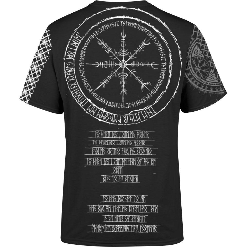 Viking Runes Shirt - Black Edition