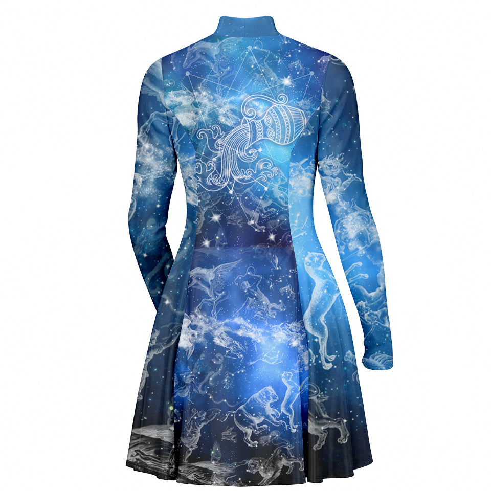 Aquarius Skater Dress