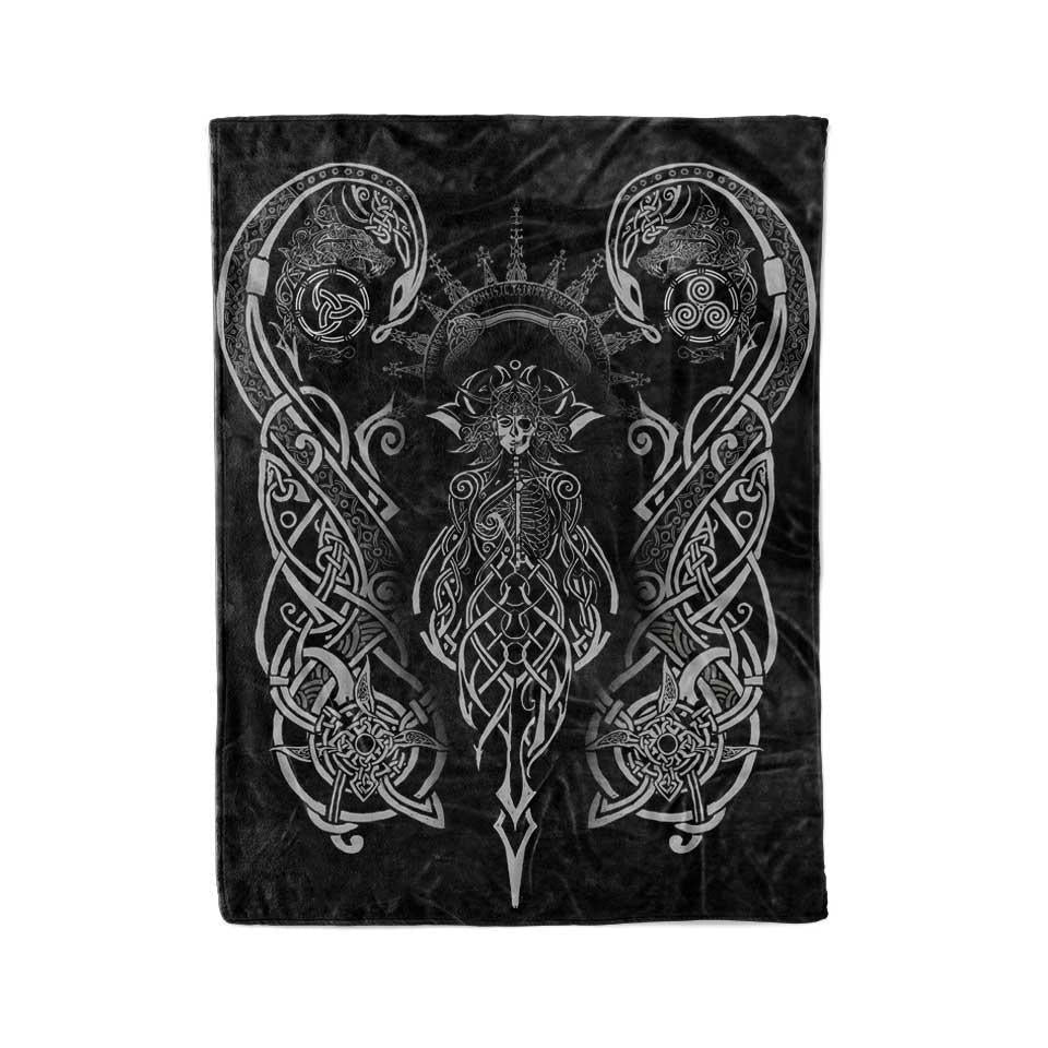 Blanket 50x60 / MicroFleece Hela Ghost Edition Blanket HELA-GRAY_BLANKET-50x60