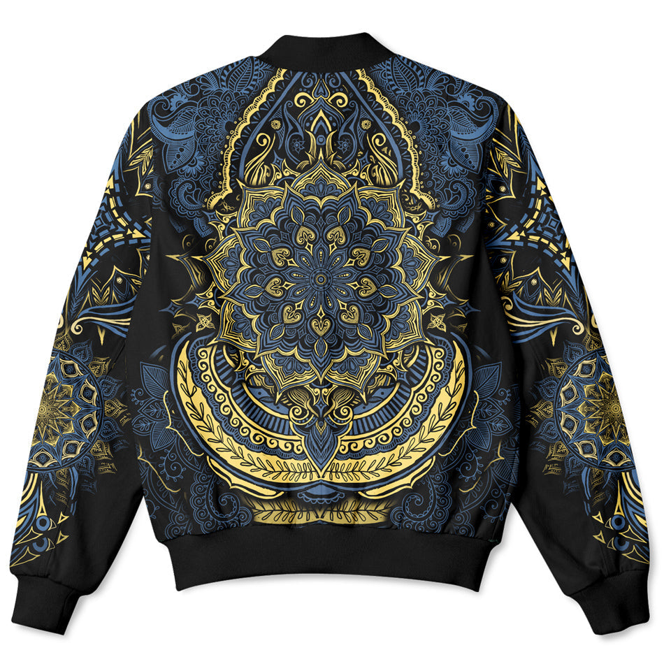 Bomber Jacket Elephant Mandala Bomber Jacket