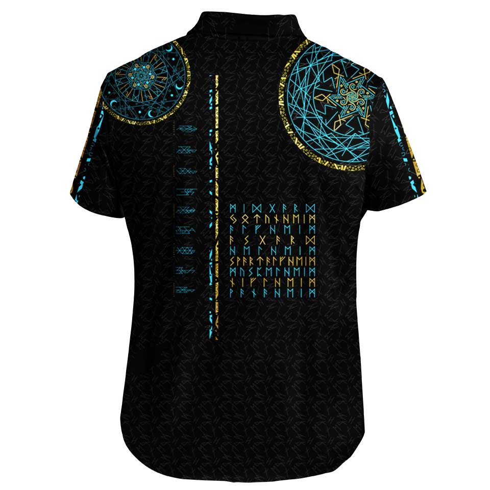 Button Up Shirt Nine Worlds Button Up Shirt - Night Edition