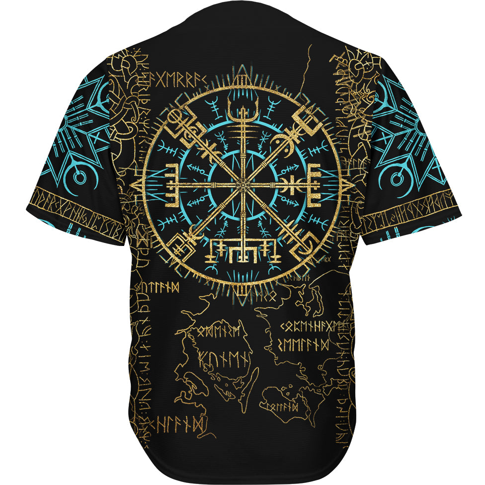 Button Up Shirt Vegvisir Baseball Shirt