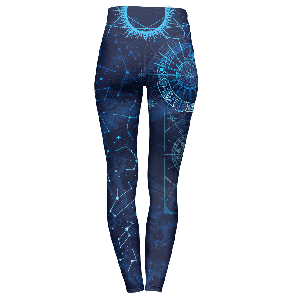 Celestial Compass High Waisted Leggings