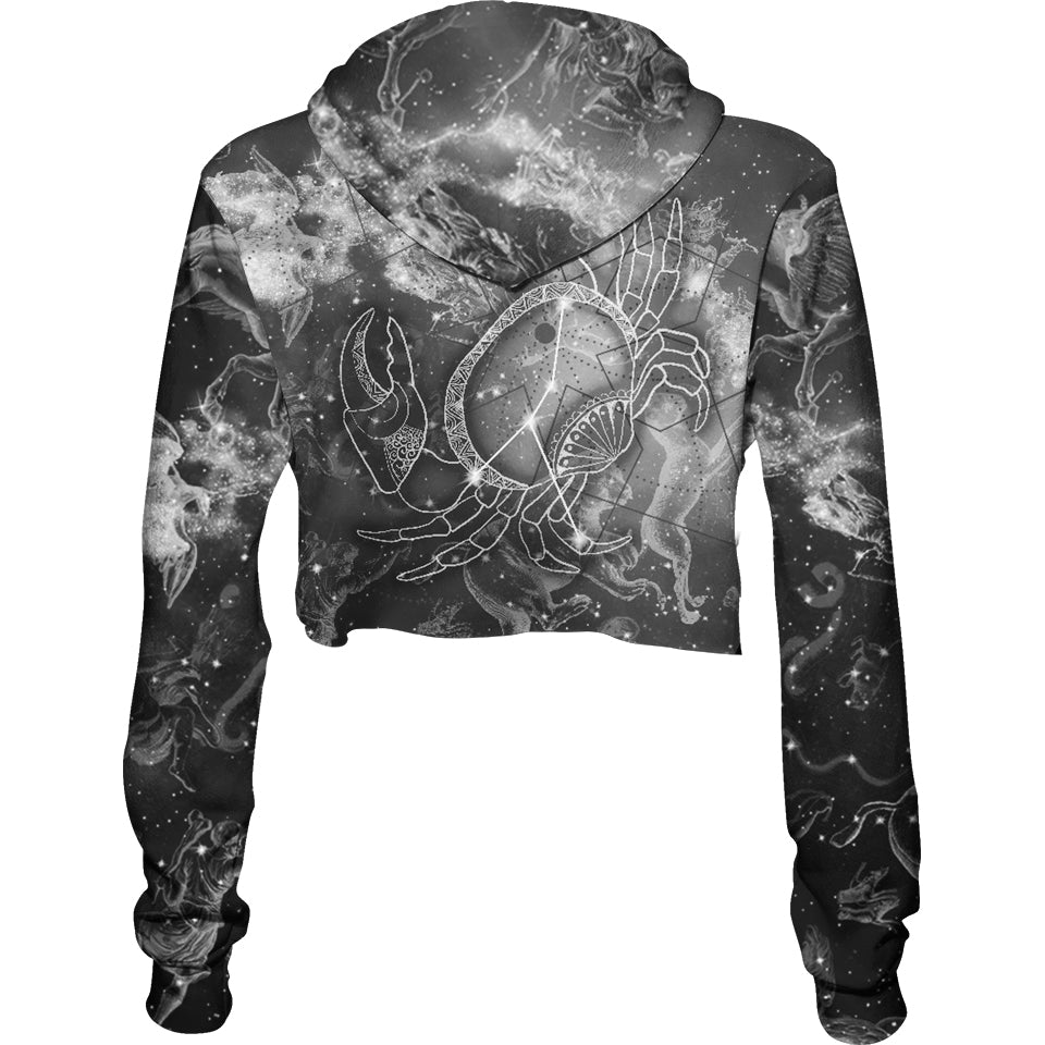 Crop Hoodie Cancer Crop Hoodie