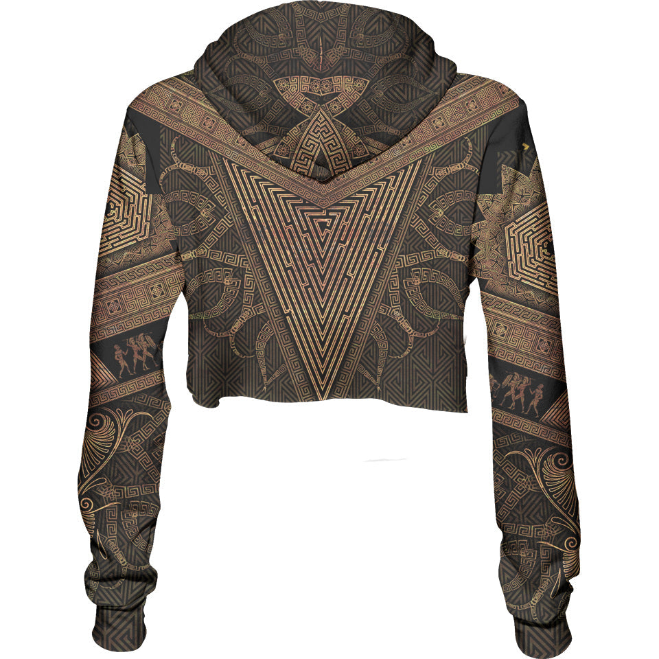 Crop Hoodie Labyrinth Crop Hoodie