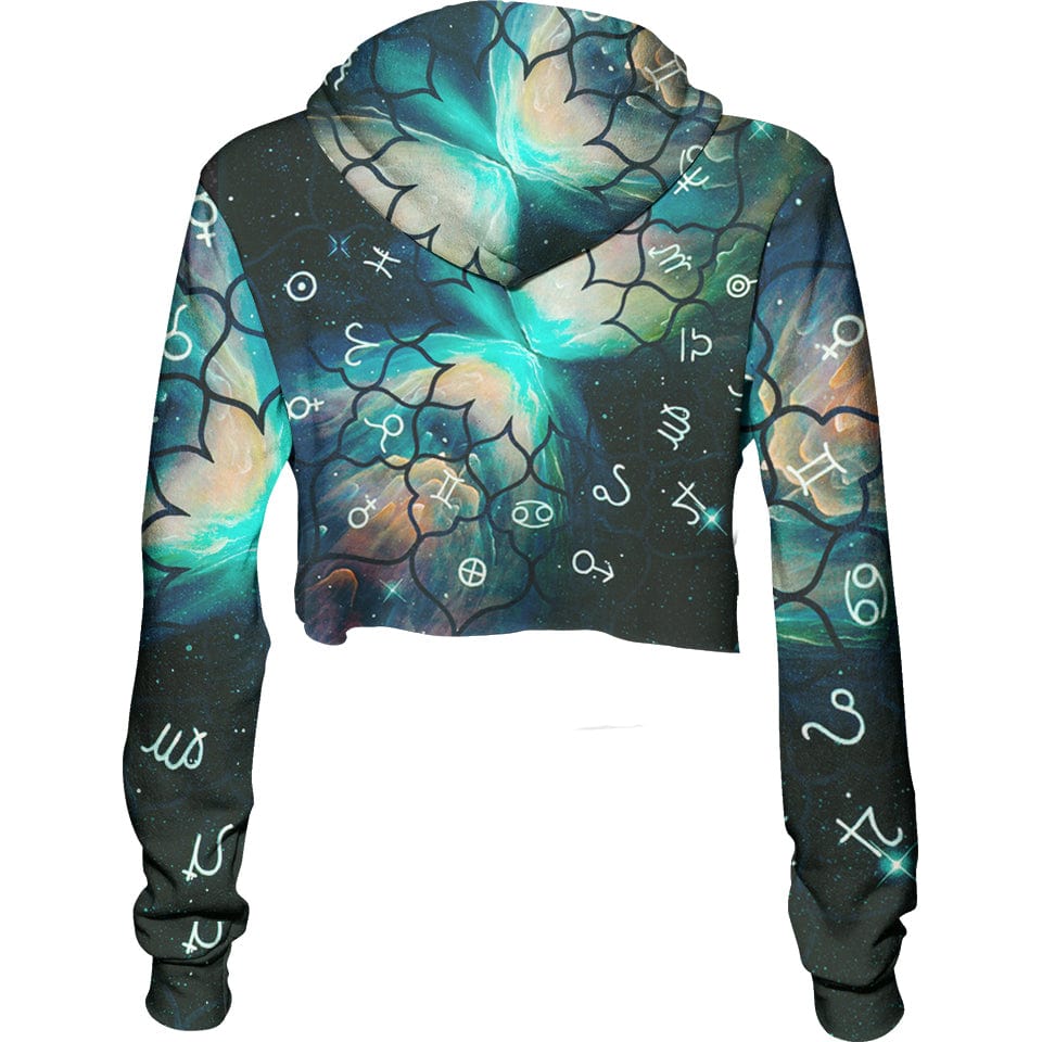 Crop Hoodie Nebula Crop Hoodie