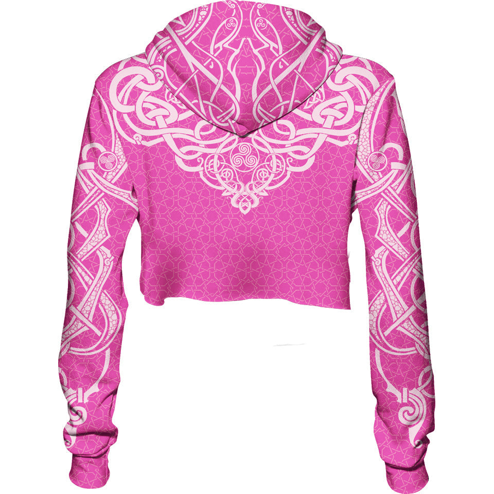 Crop Hoodie Nordic Rose Crop Hoodie