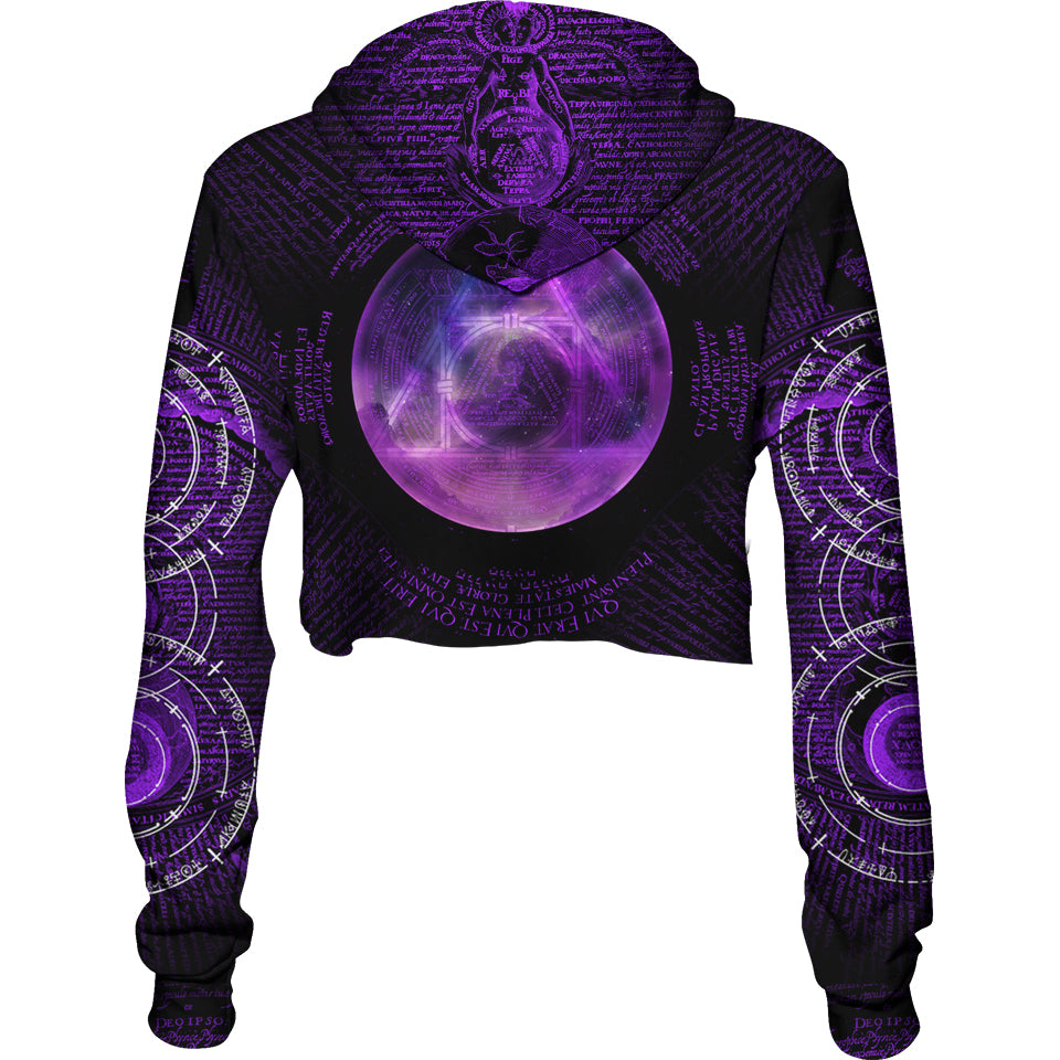 Crop Hoodie Philosopher's Stone Crop Hoodie