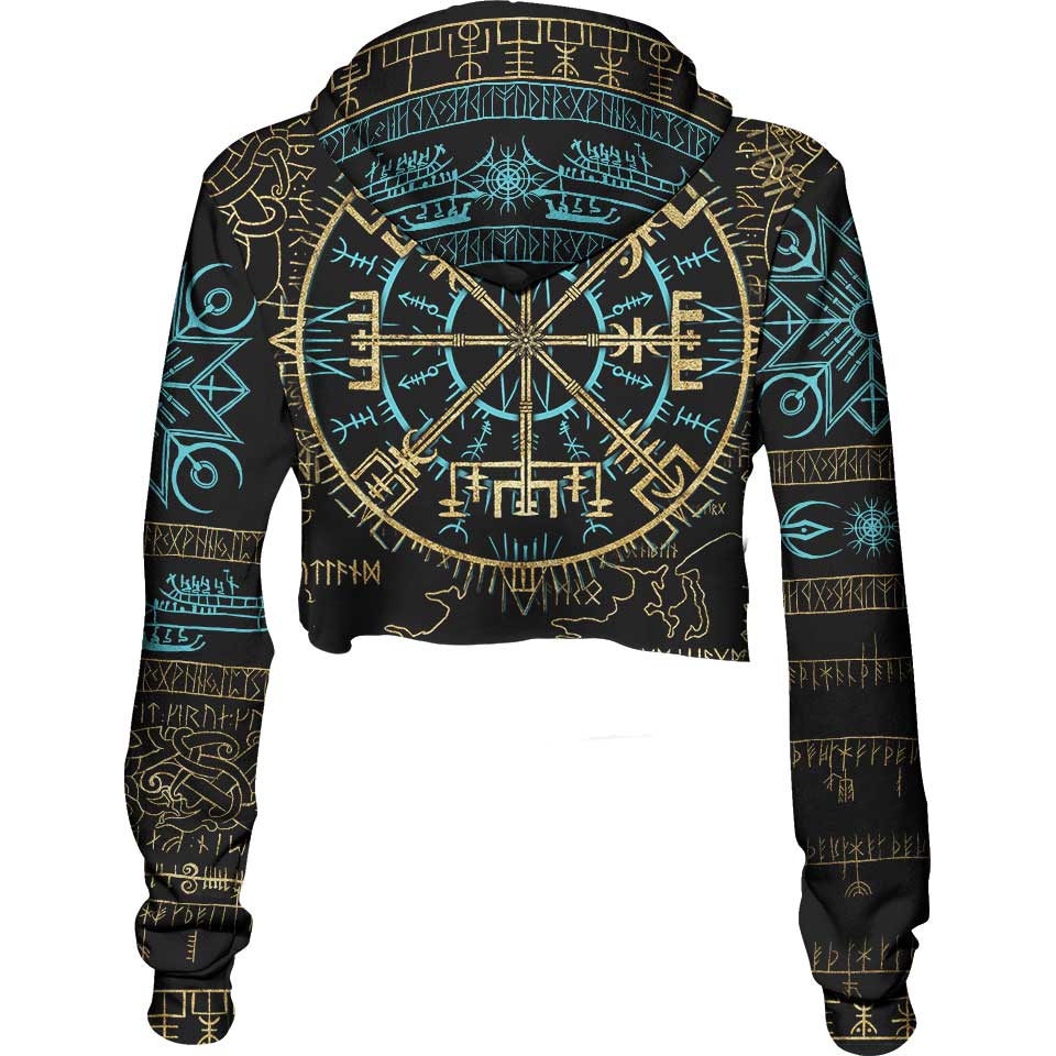 Crop Hoodie Vegvisir Crop Hoodie - Limited