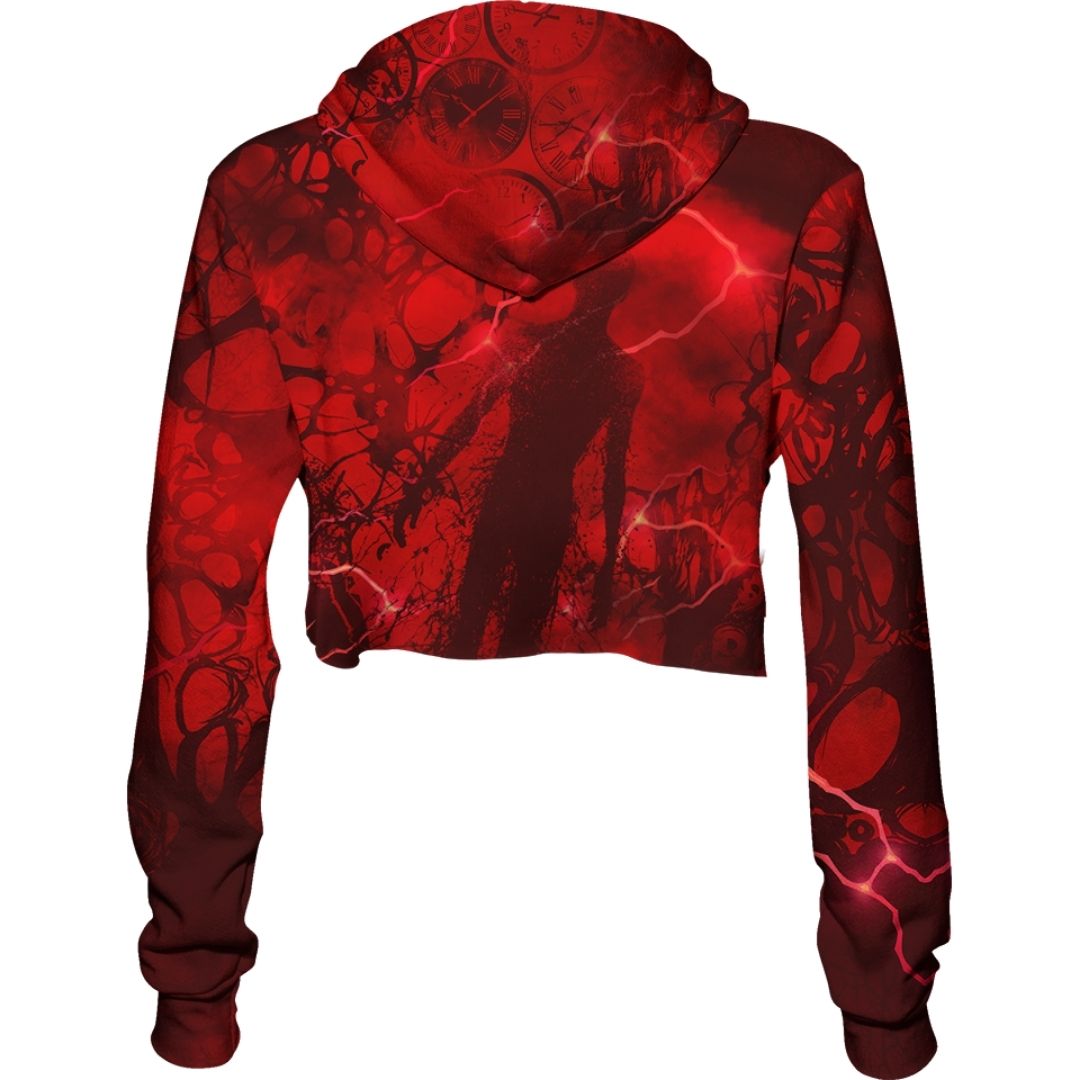 Crop Hoodie Viscera Crop Hoodie