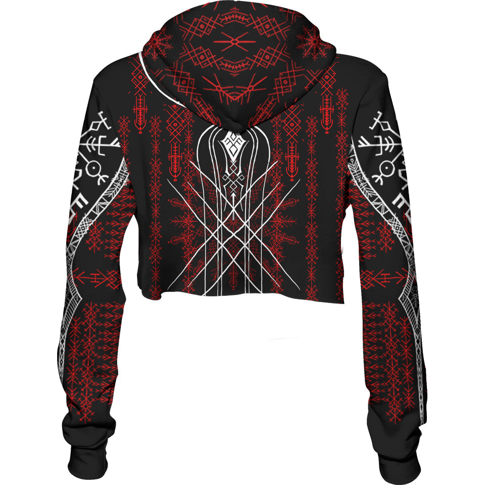 Crop Hoodie Web of Fate Crop Hoodie