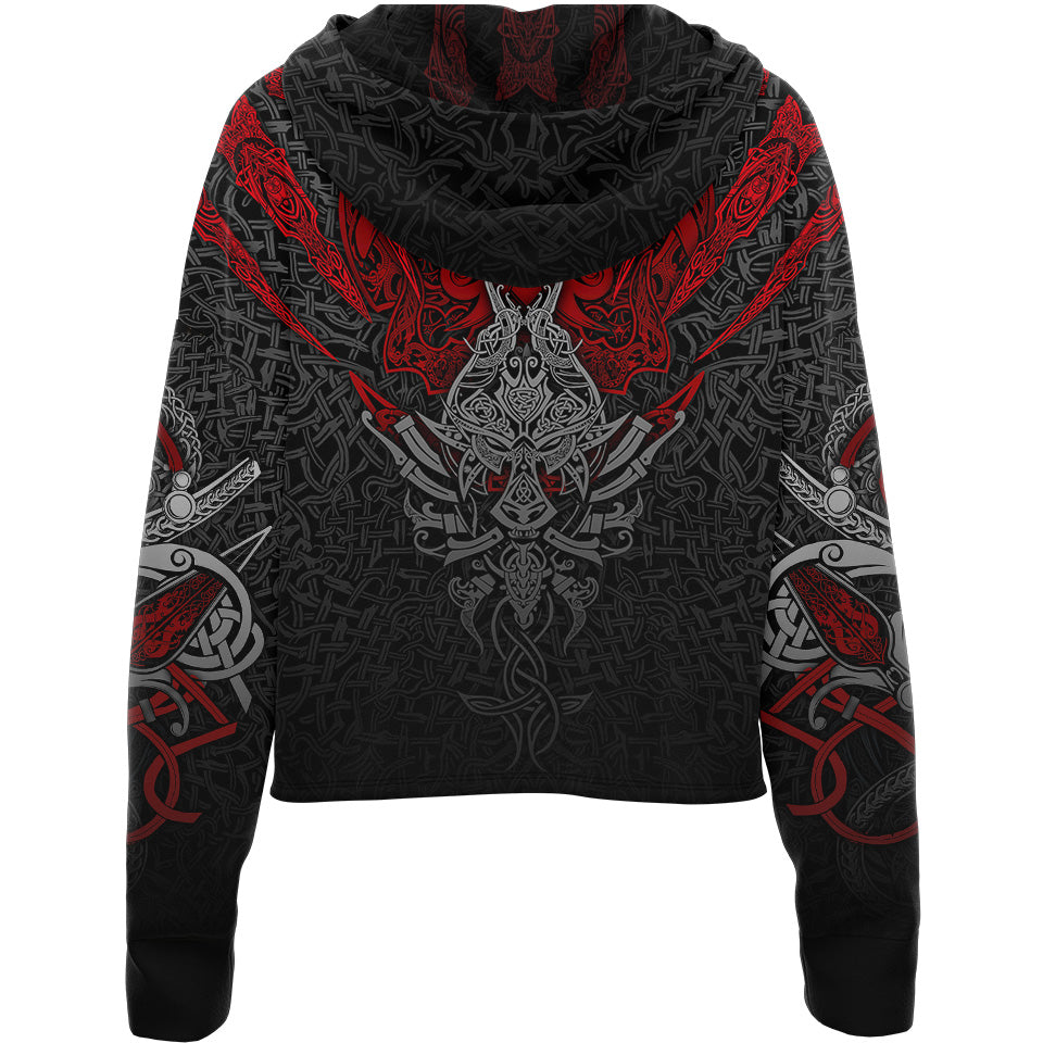 Drop Shoulder Crop Hoodie Dual Ascent (Rupture) Ultra Rare Drop Shoulder Crop Hoodie - Only 300 Units Across All Styles