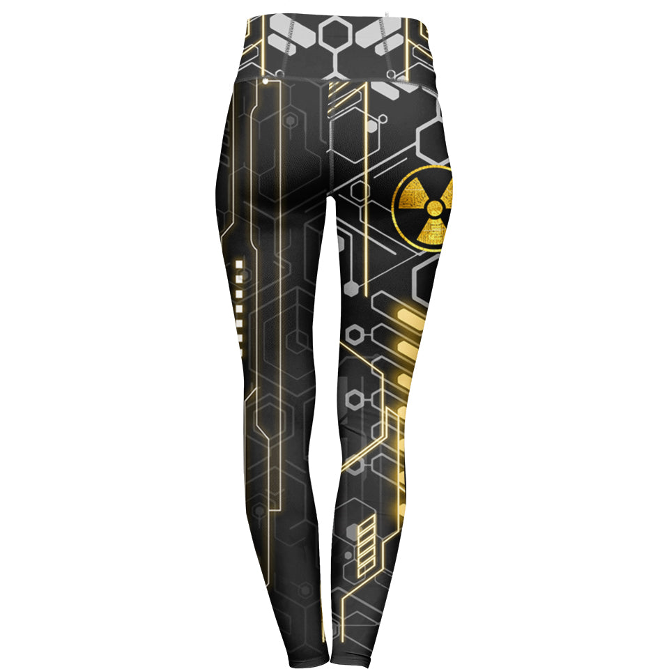 High Waisted Leggings Atomic High Waisted Leggings