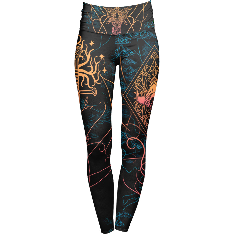 High Waisted Leggings Elven High Waisted Leggings