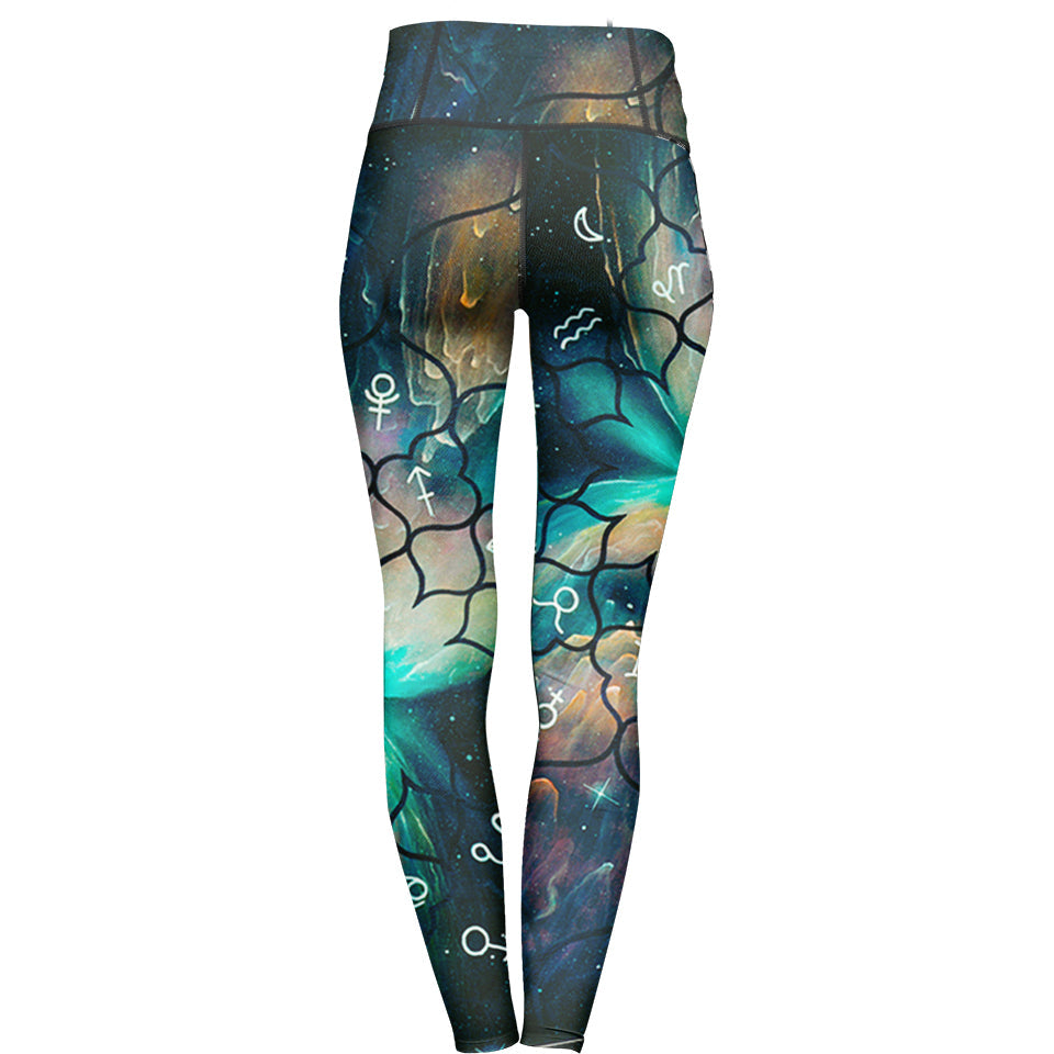 High Waisted Leggings Nebula High Waisted Leggings