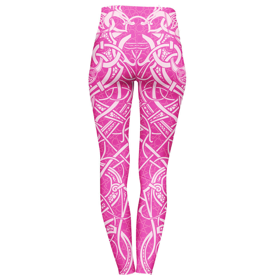 High Waisted Leggings Nordic Rose High Waisted Leggings