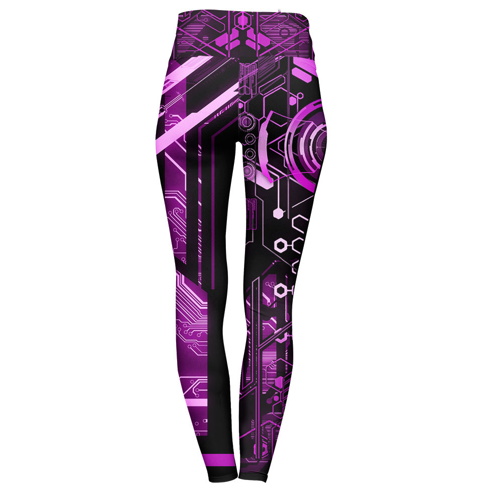 High Waisted Leggings Protocol Zero High Waisted Leggings - Ghostlink Edition