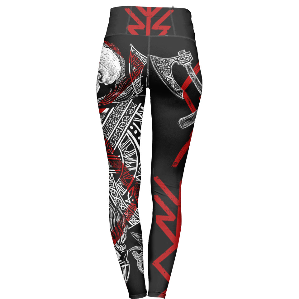 High Waisted Leggings Ragnar Lothbrok High Waisted Leggings