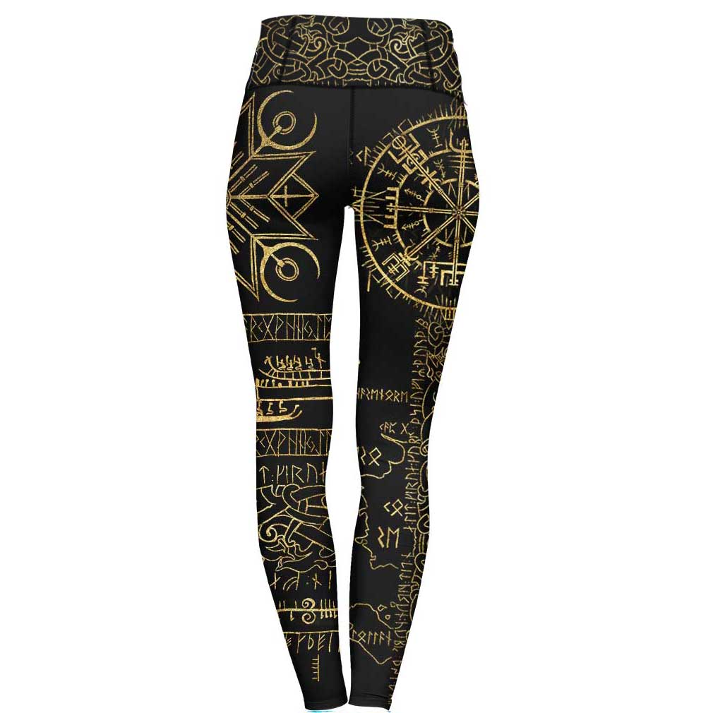 High Waisted Leggings Vegvisir High Waisted Leggings