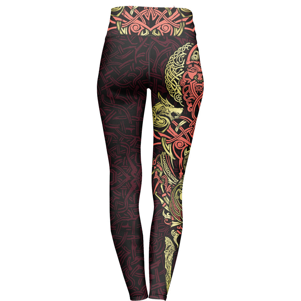 High Waisted Leggings War Raven High Waisted Leggings