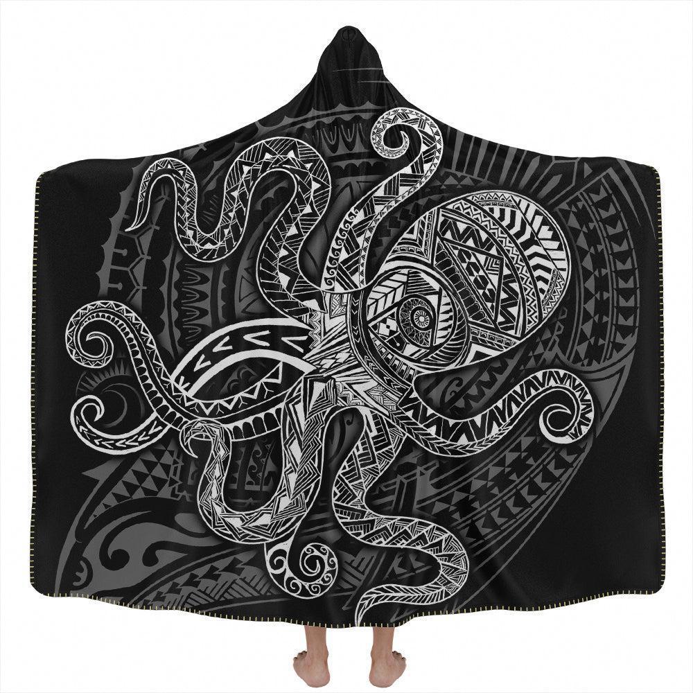 Hooded Blanket Adult-60x80 / Premium Sherpa Mariana Hooded Blanket - Sea Edition MARI_HOODED-BLANKET-60x80-SHERPA