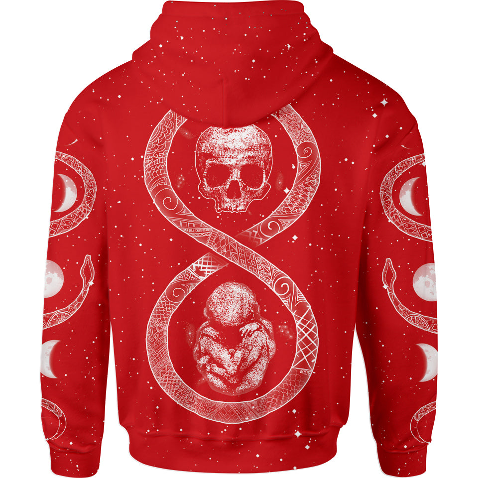 Hoodie Ouroboros Pullover Hoodie - Red Edition