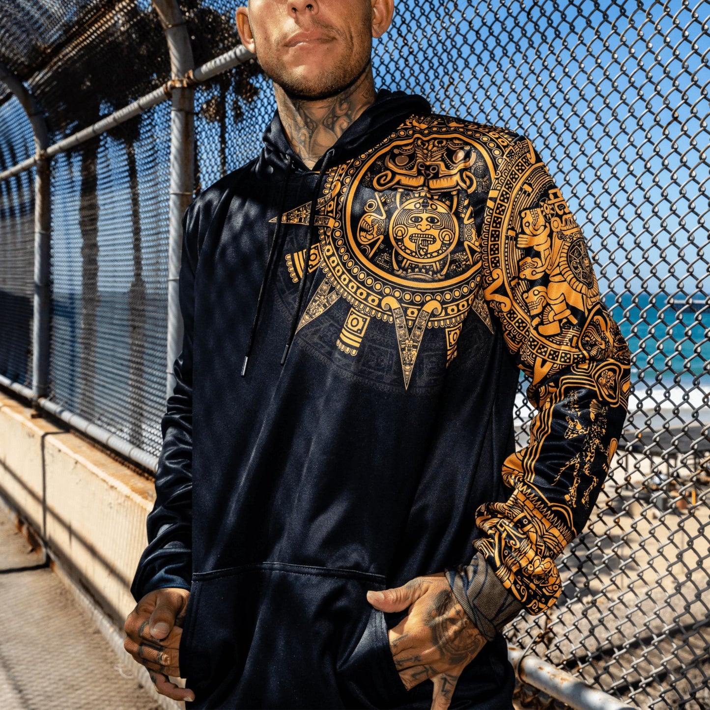 Hoodie S / Gold Jaguar Warrior Pullover Hoodie JAGUAR-WARRIOR_HOODIE-3.0_SM