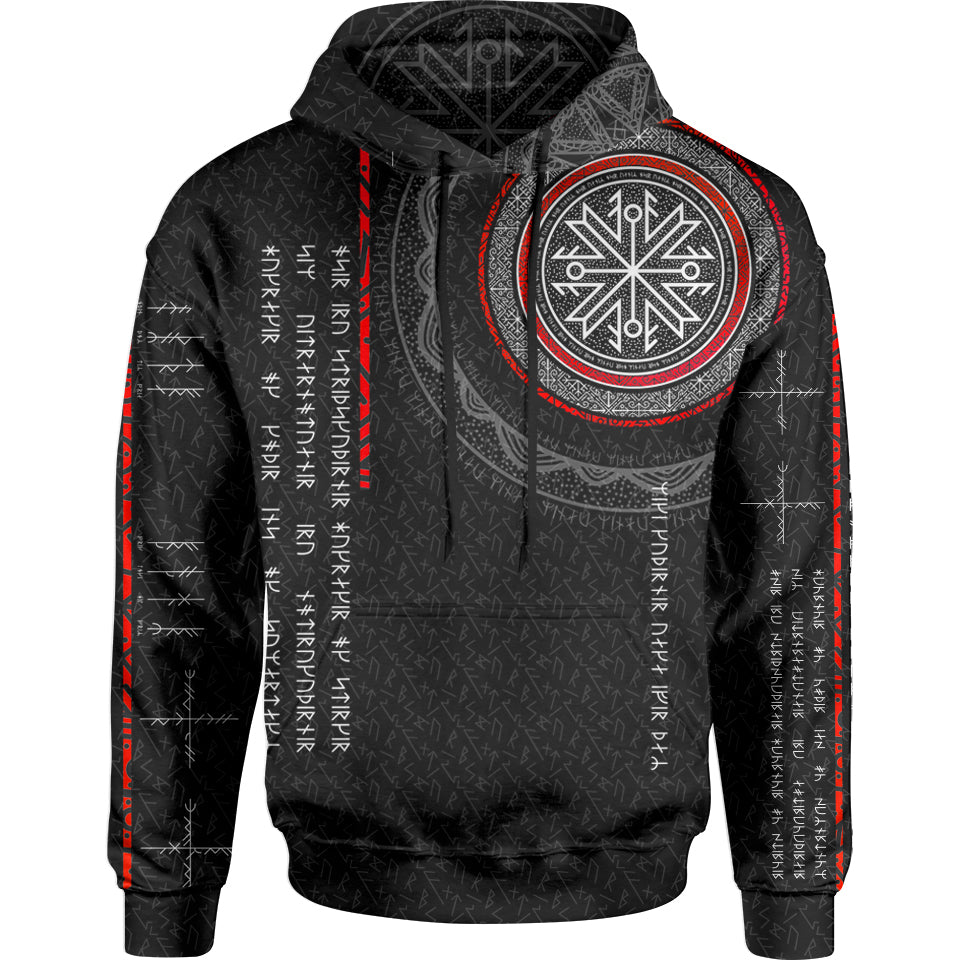 Aesir Vanir Pullover Hoodie S Red