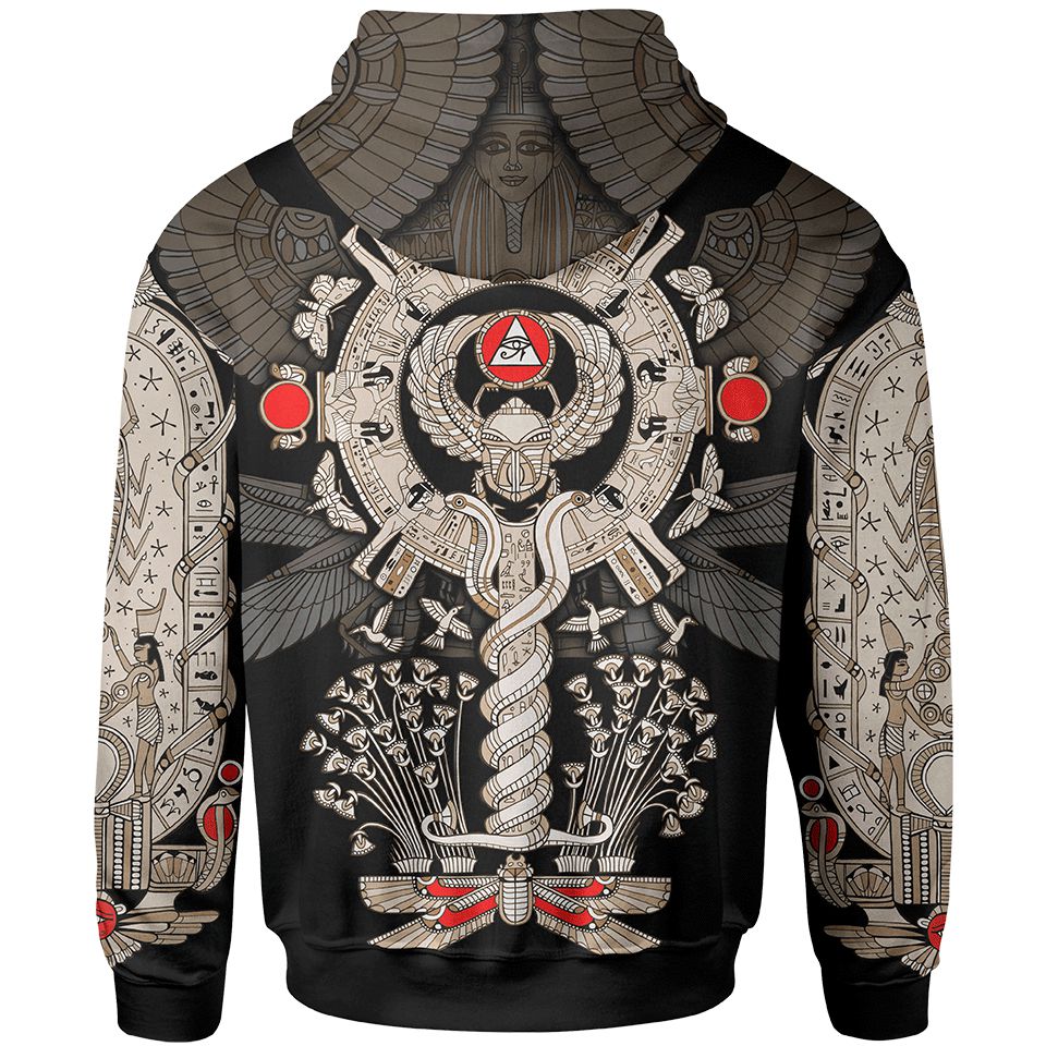 Hoodie Scarab Jewel Pullover Hoodie