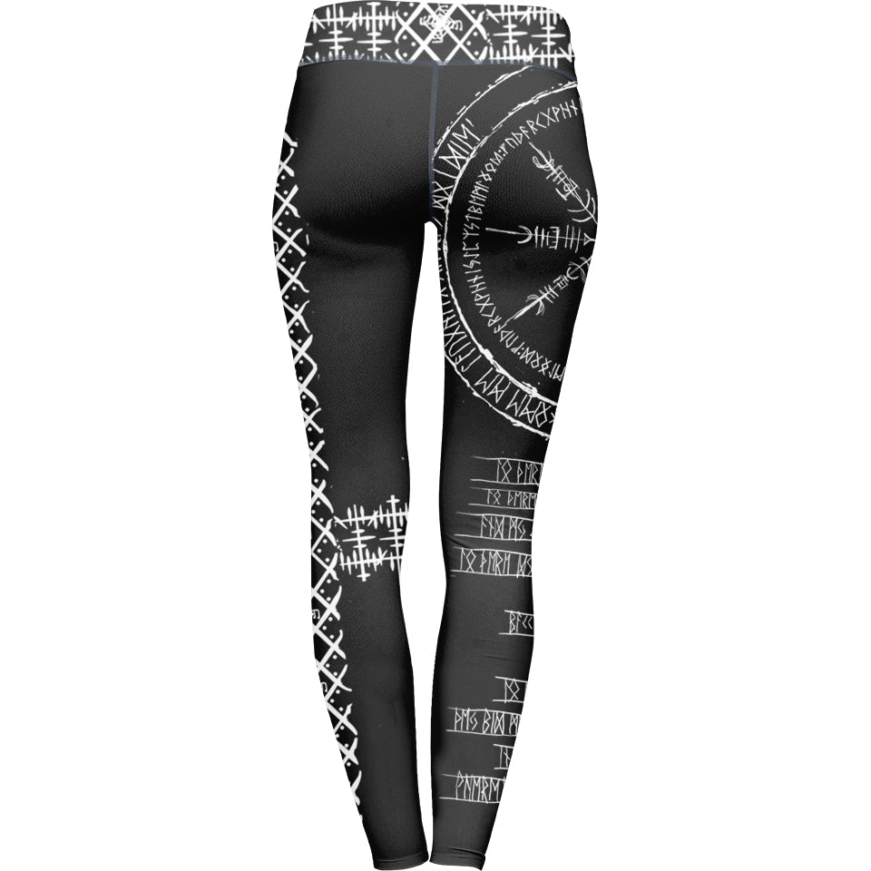 Leggings Viking Runes Leggings - Black Edition