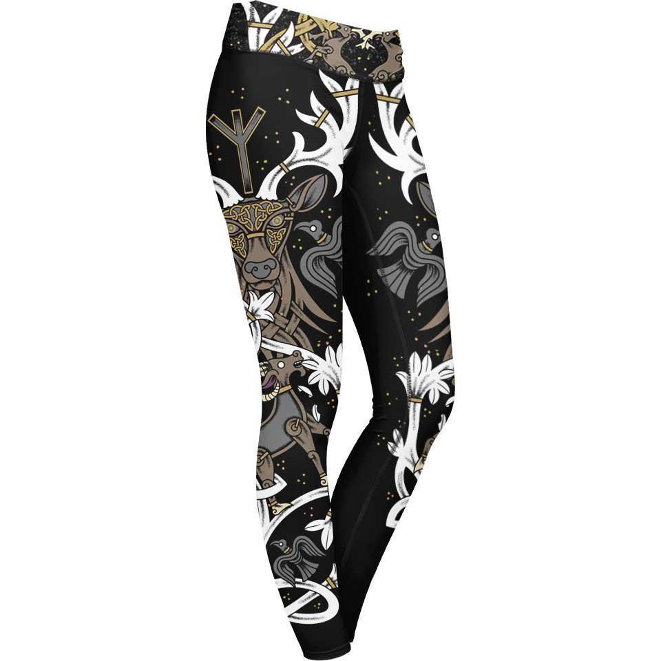Viking Valhalla Cartoon Women's Leggings