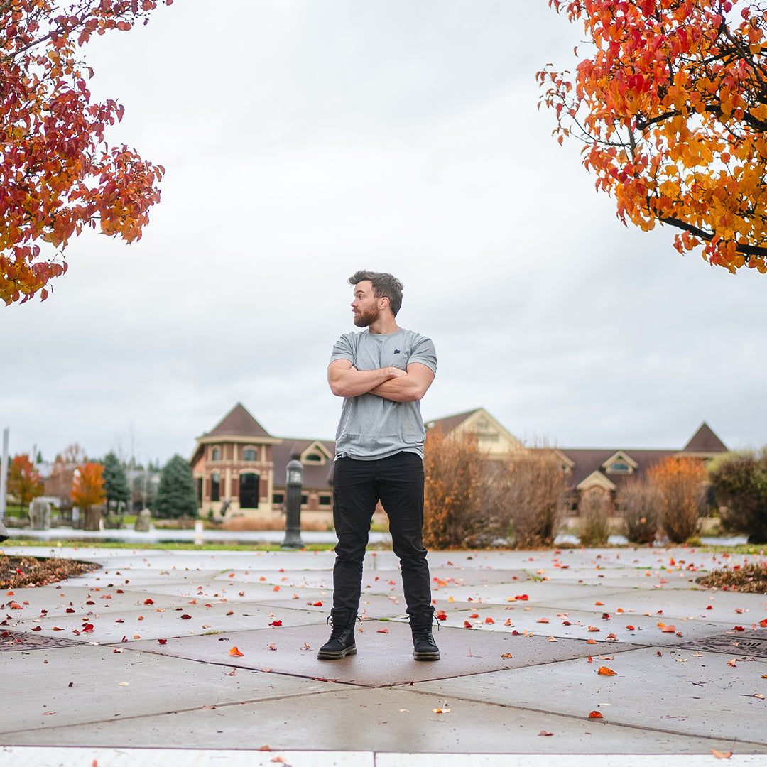 Lunafide Solids Shirt Lunafide Solids - Gray Shirt