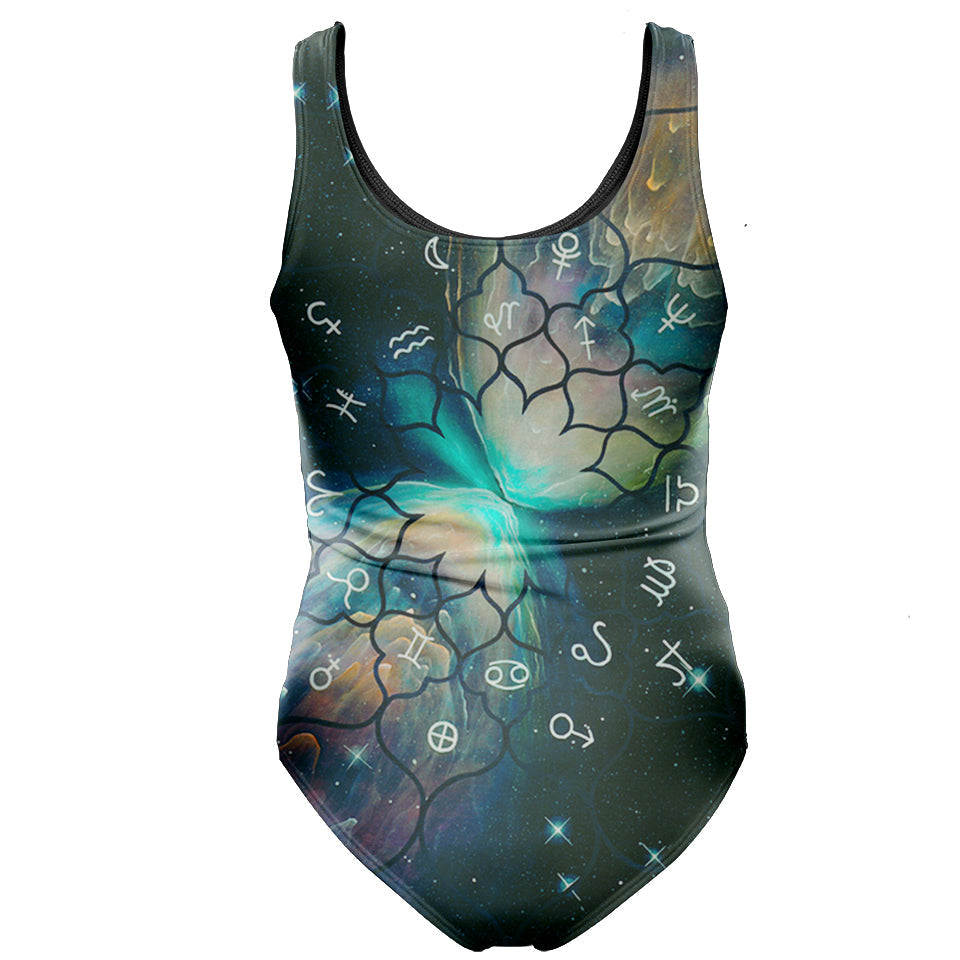 One-Piece Swimsuit Nebula Swimsuit