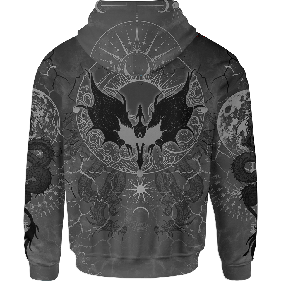 Dragon Rider Zip Hoodie - Shadow Edition - Ultra Rare - 50 Unit Release