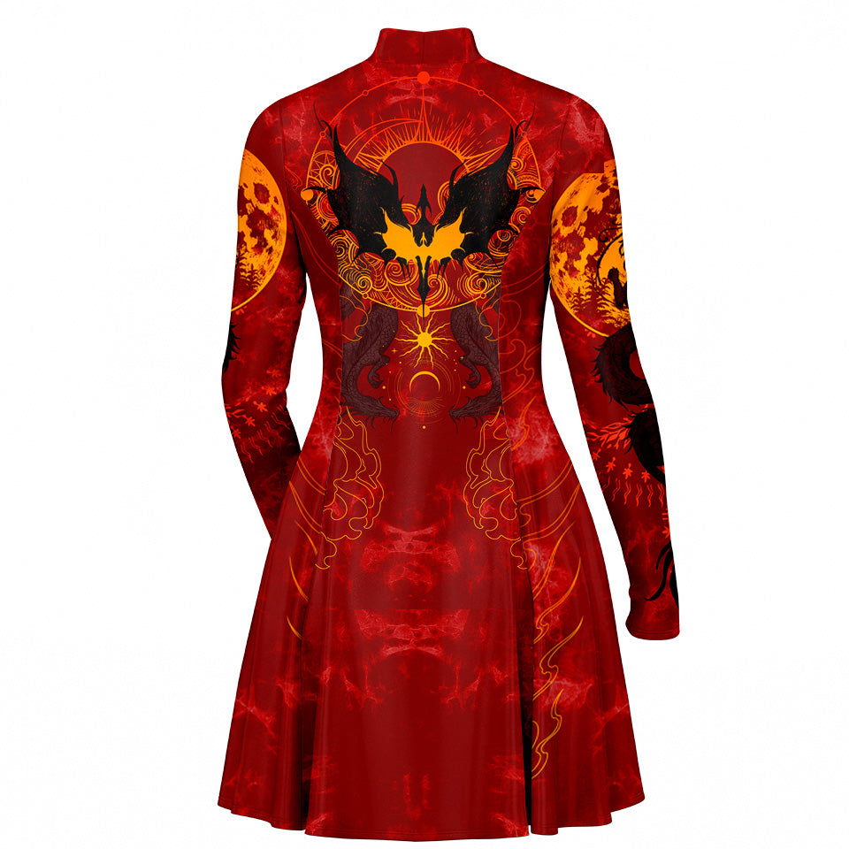 Dragon Rider Skater Dress - Fire Edition - Ultra Rare - 50 Unit Release