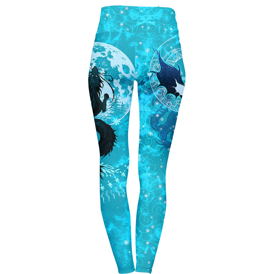 Dragon Rider High Waisted Leggings - Ice Edition - Ultra Rare - 50 Unit Release