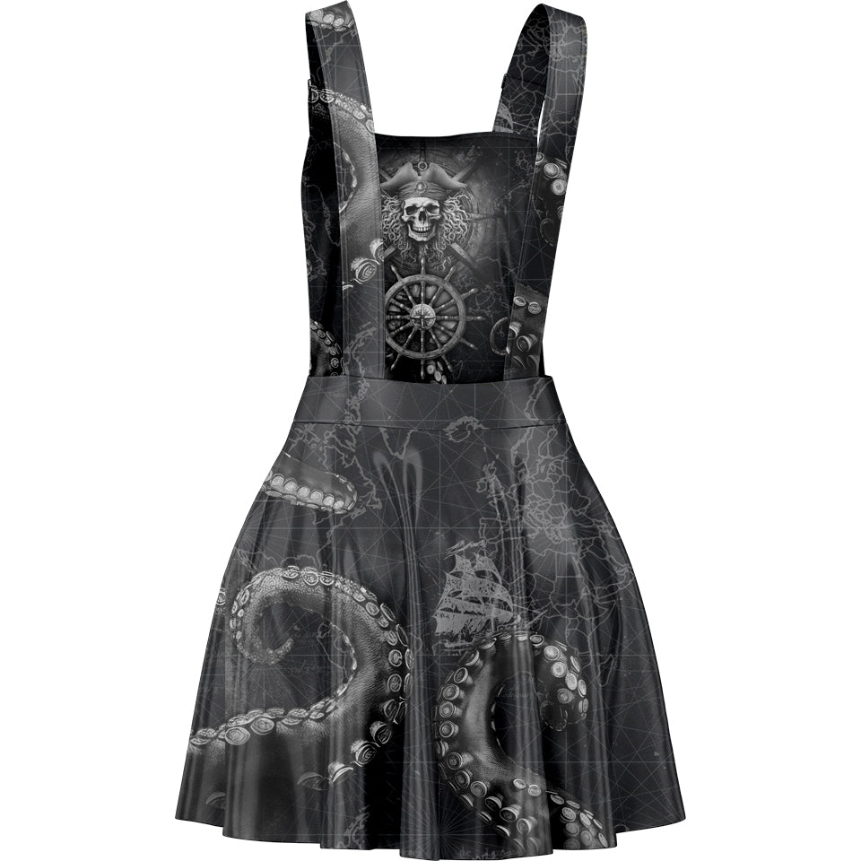 Pinafore Dress Black Beard Pinafore Dress
