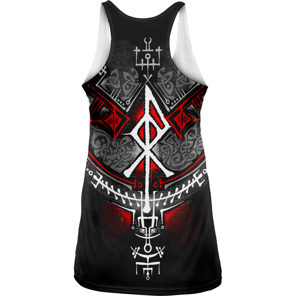 Runes of Loki Women's Tank - Red Edition