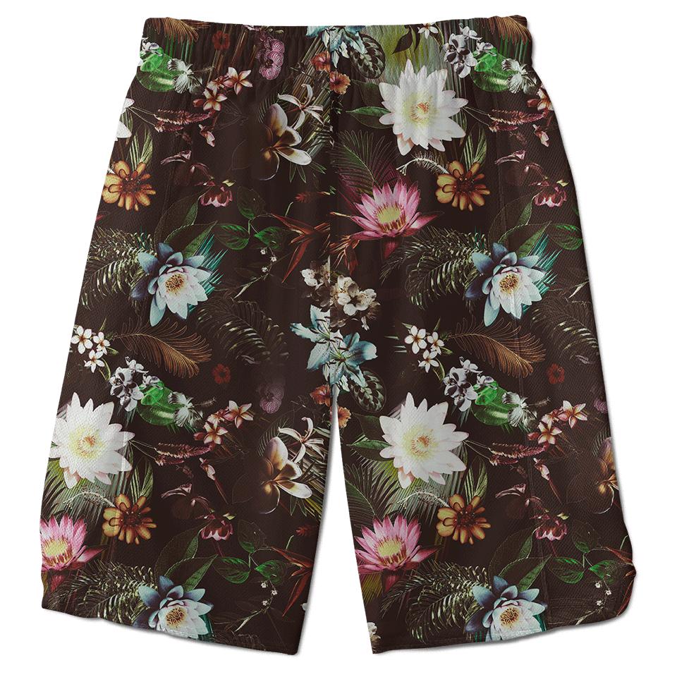 Shorts Flower Skull Shorts