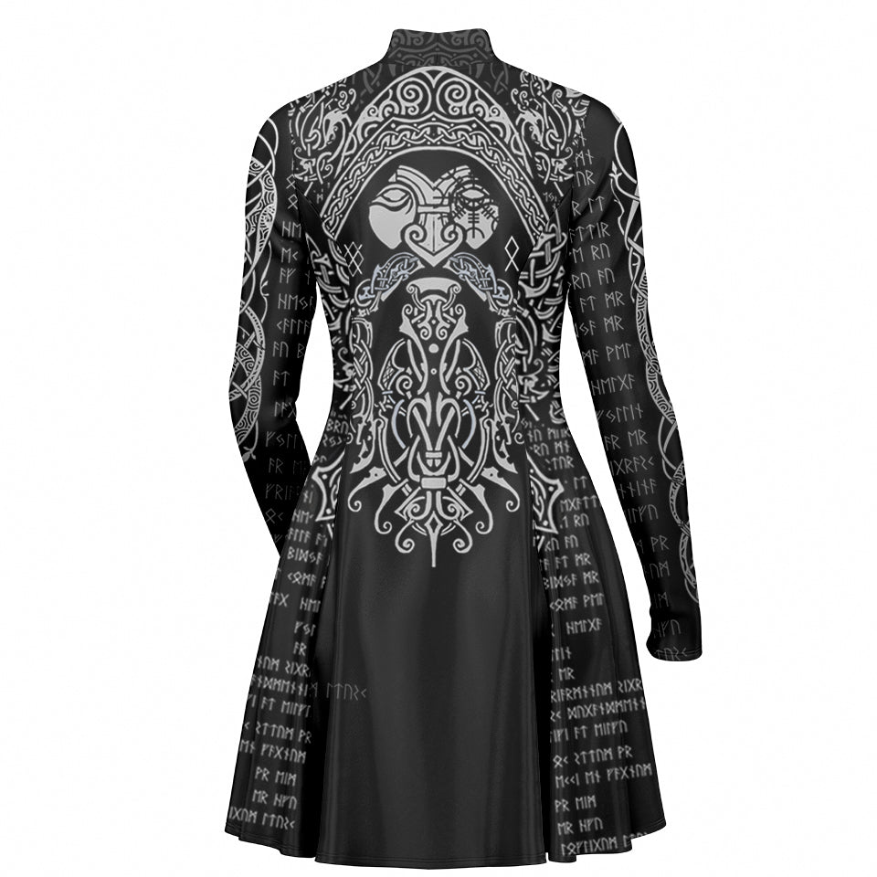 Skater Dress Viking Prayer Skater Dress