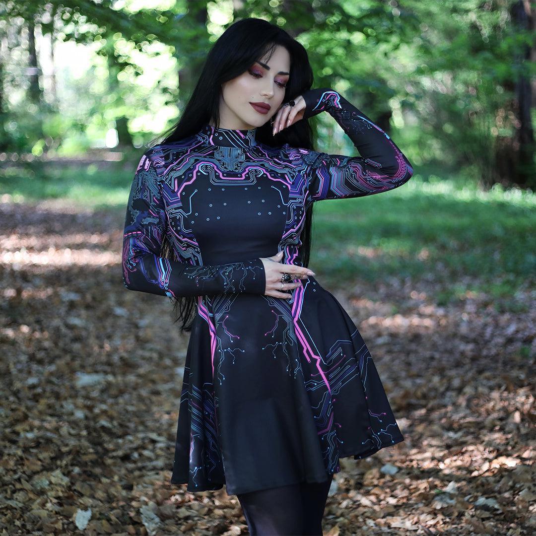 Cyber Skater Dress - Limited – Lunafide