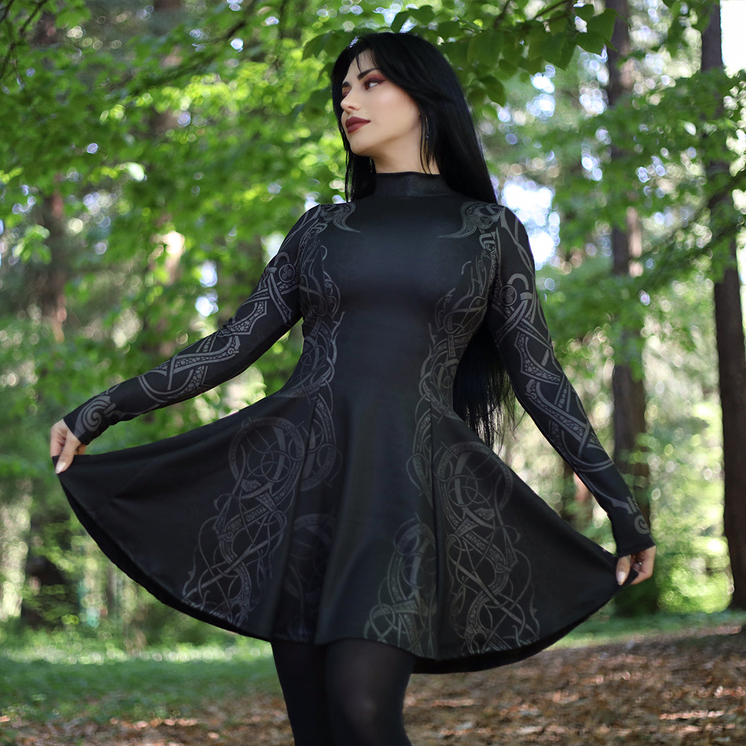 knee length dresses for ladies Ghost Skater Dress 2XL-16