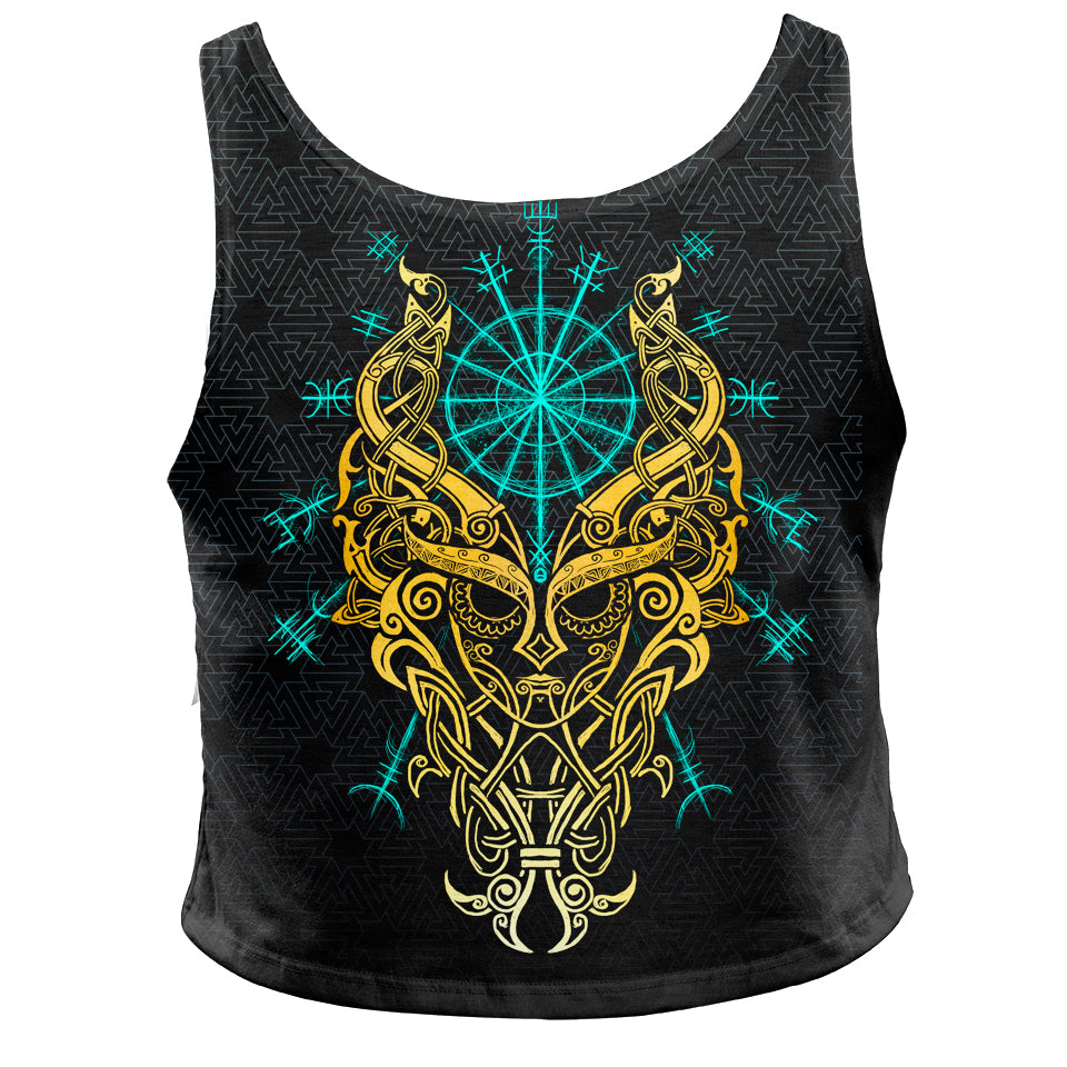 Valkyries of Valhalla Crop Top - Gold Edition