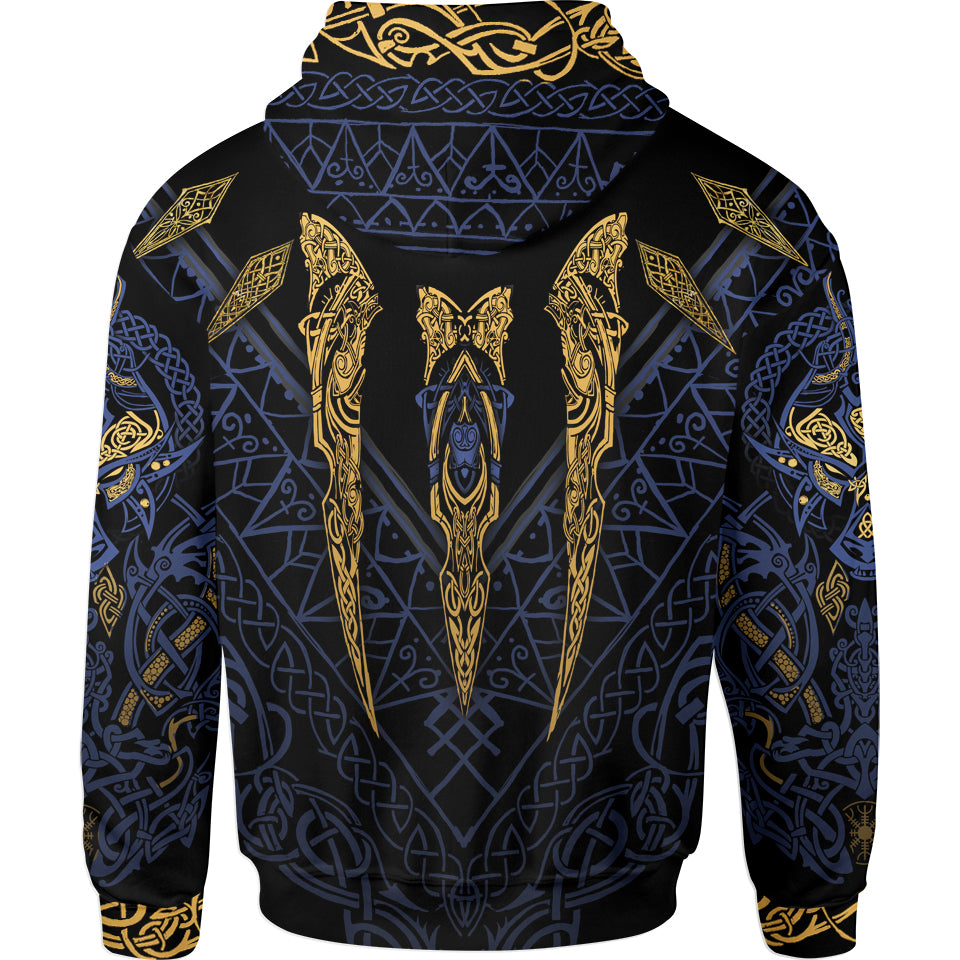 Zip-Hoodie Fenrir's Wrath Zip Hoodie - Blue Edition