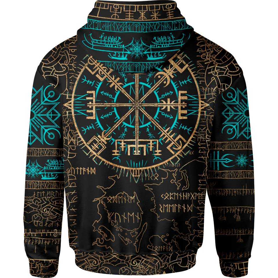 Zip-Hoodie Vegvisir Zip Hoodie - Limited