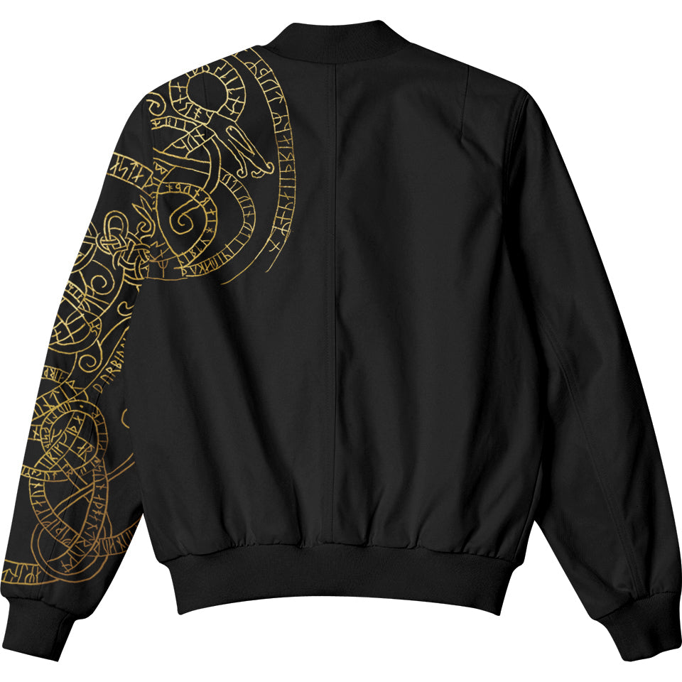 Raven God Bomber Jacket