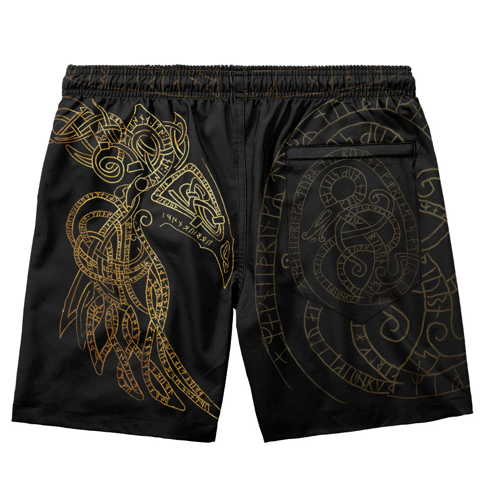 Raven God Swim Trunks